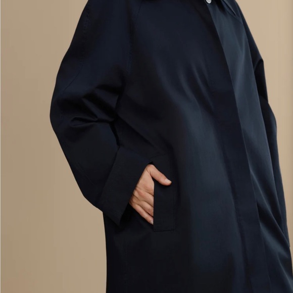 Jenni Kayne Leo Trench Coat Navy new nvr worn sz lrg! Won’t leave up long! - Picture 4 of 9